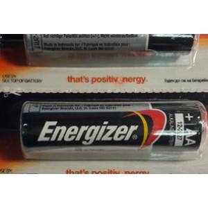 Батарейка ENERGIZER AA (пальчик), E 91, LR 6, AM3