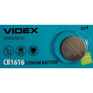 Батарейка VIDEX CR1616, 5021CL