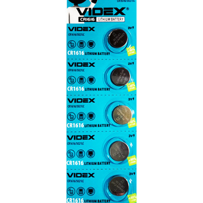 Батарейка VIDEX CR1616, 5021CL