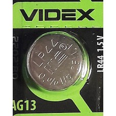 Батарейка VIDEX AG13, LR44, A76, 357, 303