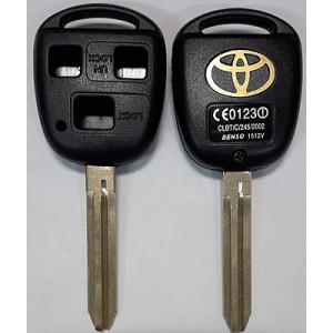 ТОЙОТА TOYOTA CLBT/C/245/2002 ключ без платы и чипа (3 кнопки)