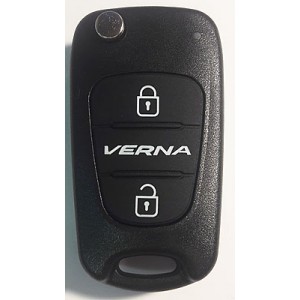 HYUNDAI Verna выкидной ключ перфо без платы и чипа (3 кнопки)