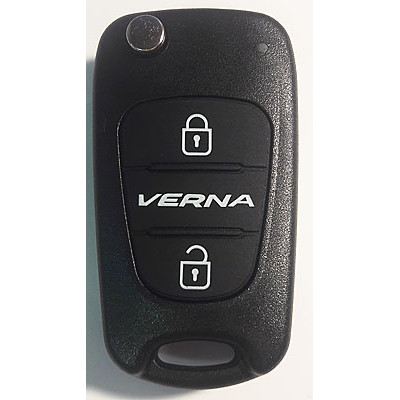 HYUNDAI Verna выкидной ключ перфо без платы и чипа (3 кнопки)
