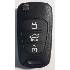 KIA выкидной ключ английский без платы и чипа (3 кнопки)