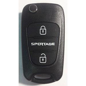 KIA Sportage выкидной ключ перфо без платы и чипа (3 кнопки)