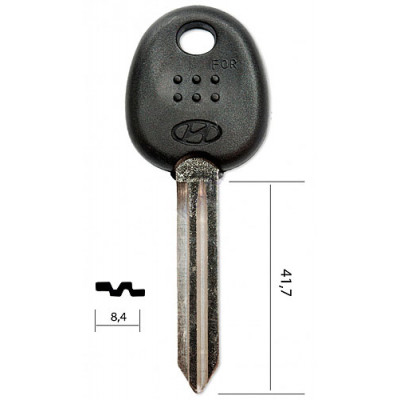 ХЁНДЭ, HYUNDAI, КИА KIA, англ. без сужения, левый, HY-11D.P3, KIA4RP129