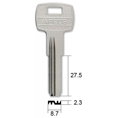 В3 Apecs (Апекс) K-M3 (27.5х8.7х2.3)