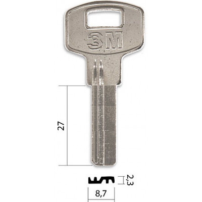 В35 ЗМ (3М, 3M) (27х8.6х2.3)