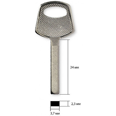 Ф12 Abloy, сталь, квадрат, мини