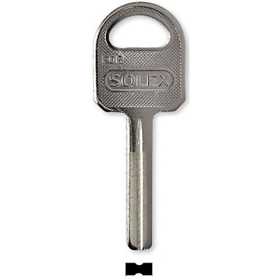 Ф13 Abloy, сталь, квадрат, паз