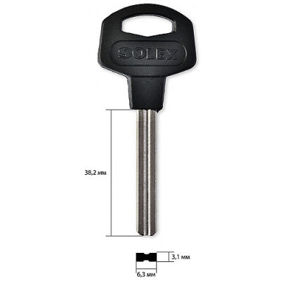 Ф16 Abloy, SQ-5P, Solex, паз, бронь