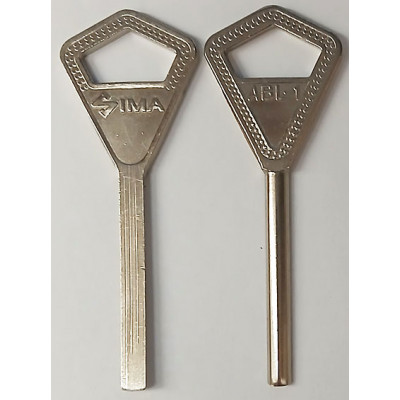 Ф6 Abloy, ABL-1, сталь, белый, тонкий, 2 мм