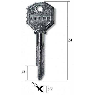 К15 КРЕСТ Кале (Guler) короткий